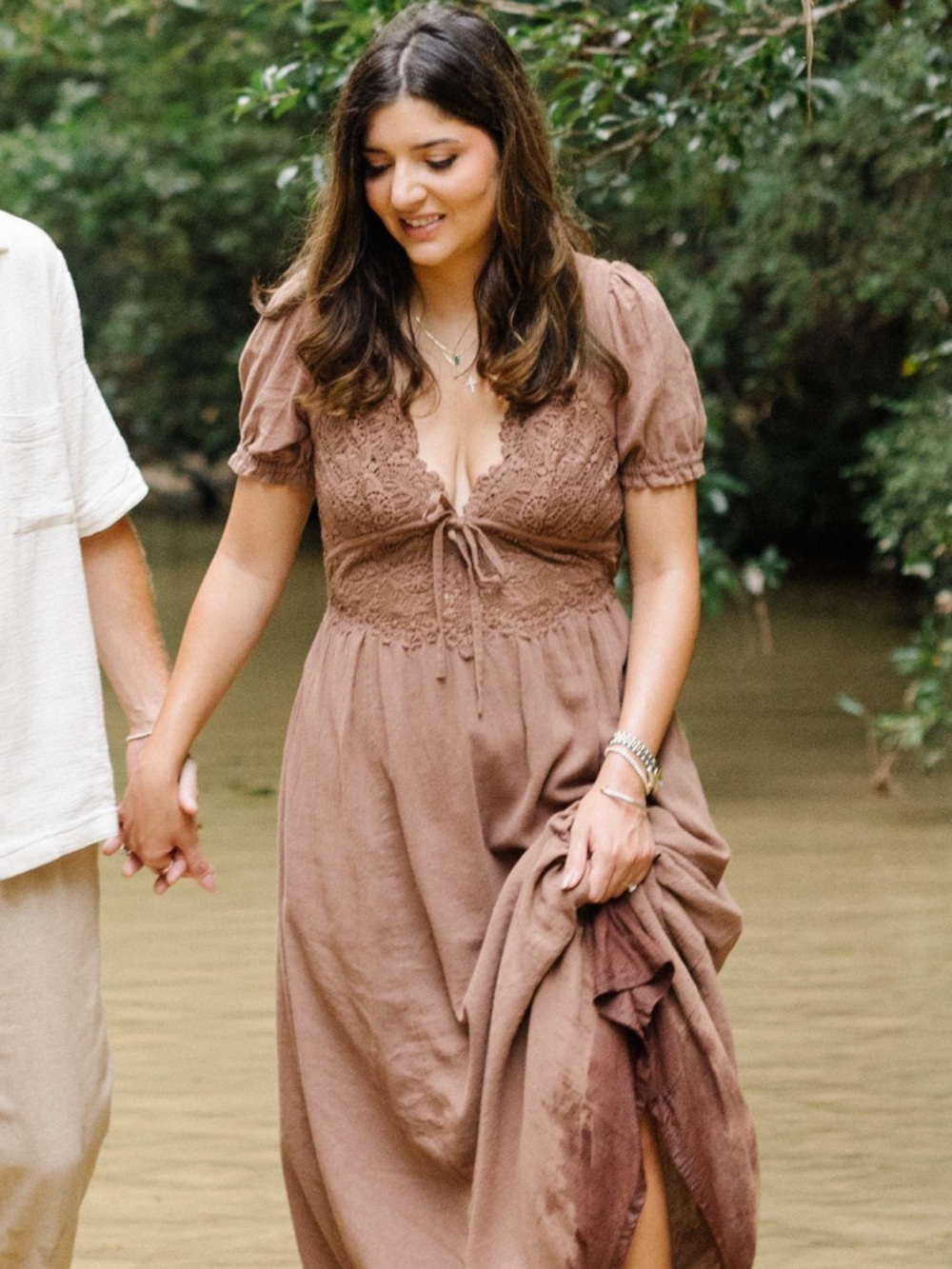 Free People All you need is lace midi dress